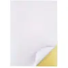 RICEEL 50 feuilles 210 x 297 mm, A4, papier d'imprimante autocollant, étiquettes autocollantes, blanc mat, 1 étiquette par feuille (1 par