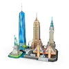 CubicFun 3D Puzzle New York CityLine Kit de modèle d'architecture, 123 pièces