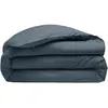 Housse de couette percale coton emeraude 260x240 cm