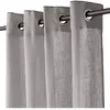 Housse De Rêve Rideau 140x280 cm Lin Lavé Gris Acier