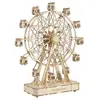 Robotime Puzzle 3D Grande roue 33,8 cm en bois naturel 232 pièces