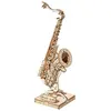 DAM Saxophone modèle 3D réaliste avec beaucoup de détails, 136 pièces. Beige TU