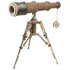 Rokr DAM Télescope monoculaire classique avec trépied, 314 pièces Beige TU