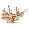 Kit de puzzle en bois 3D classique Robotime (Bateau à voile)