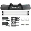 NANLITE Kit de 2 Tubes RGB II Batterie DMX