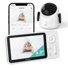 BOIFUN Baby Monitor Camera WiFi App Control et LCD 4.3", IA et détecti...