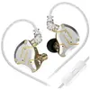 Ecouteurs SZSMART KZ-ZS10 PRO HIFI courbés avec microphone or (In ear ...