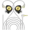 Ecouteurs SZSMART KZ EDX ULTRA HIFI courbés noirs (In ear - sensibilit...