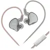 Ecouteurs SZSMART KZ EDCX HIFI courbés avec microphone gris (In ear - ...
