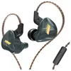 Ecouteurs SZSMART KZ EDX HIFI courbés avec microphone bleu marine (In ...