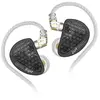 Ecouteurs SZSMART KZ AS16 PRO HIFI courbés noirs (In ear - sensibilité...