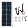 YYV Panneau solaire flexible de 30W pour voiture bateau chargeur de ba...