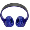 Casque Bluetooth V5.0 sans fil de Couleur Bleue avec Micro, batterie 200mAh pour 5 heures d'Appels et de Musique