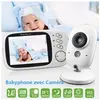 PIMPIMSKY Bébé Moniteur 3.2" LCD Couleur Babyphone Vidéo Ecoute Bébé V...