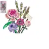 blocs de construction Bouquet de fleurs Mini rose lavande, comparable à Lego, 393 briques - LEGO compatible 31657