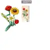 LEGO Loz - Le bouquet - Roses rouges et tournesols