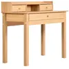 Bureau Urban en Finition Bois avec Tiroirs et Étagère