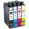 Pack de 4 cartouches compatibles Epson T16XL (noir + cyan + magenta + ...