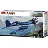 jeu de construction brique emboitable sluban wwii avion chasseur f4u armee m38-b1109 soldat articule sluban