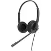 Yealink YHS34 Dual - Micro-casque - sur-oreille - filaire - Quick Disconnect - noir