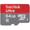 Carte mémoire micro SD SanDisk Ultra 64 Go - Classe 10 UHS-I 80 Mo/s