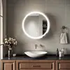 SIRHONA Armoire de Toilette Miroir, Armoire Murale avec Éclairage LED ...