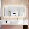 SIRHONA Miroir de Salle de Bain LED Anti-buée Miroir avec éclairage LE...