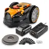 Lawnmaster Robot tondeuse autonome 24V - 8Ah sans fil périmétrique - L...