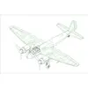 Hobbyboss 1 : 72 échelle modèle Allemand Ju88 Fighter Kit (Gris)