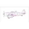 Hobbyboss Maquette avion : avion de chasse américain Republic P-47 Thunderbolt