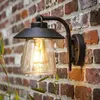 Lampe de façade applique extérieure CATE rouille Lutec 5264201213