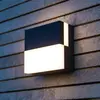LUTEC Applique d'extérieur LED DOMINO, gris foncé, 14 x 14 cm, IP65
