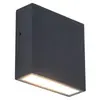 LUTEC Applique d'extérieur LED Gemini XF, noire mate