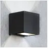 LUTEC 5189125012 Wandlampe, Fonte d'aluminium, Noir, 8,5x8,6x8,8 cm