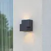 LUTEC - Marbo up & down wandlamp voor buiten - GU10 - Donkergrijs