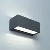 GREENICE Applique Lutec "Gemini" Extérieur Led 21W 2200Lm [Lu-5189101118] Gris