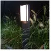 LUTEC Borne lumineuse LED Qubo anthracite, détecteur