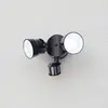 Lutec Eco-Light Projecteur DExtérieur Led Shrimp Détecteur, 12 W