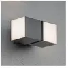 LUTEC Applique murale exterieure LED UP & DOWN réglable - CUBA - Gris
