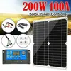 SIOKS 200w 60a 12v Kit Panneau Solaire Contrôleur De Charge De Batteri...