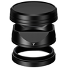 JJC LH XVI BLACK Lens Hood, Pare-soleil pour objectif, Noir