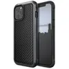RAPTIC Coque lux fibre de carbone noir pour iphone 12 pro max
