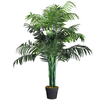 CostwayPlante Artificielle 110cm en pot Faux arbre palmier Aréca avec ...
