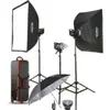 Godox MS200-D kit flash 3 torches 200 Ws