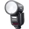 Flash Godox V1Pro Fujifilm avec tête ronde et TTL sans fil