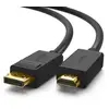 Ugreen - Câble unidirectionnel de DisplayPort vers hdmi 4K 30Hz 32 awg 2 m noir