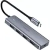 Hub USB-C Ugreen 4 ports USB 3.0 + micro USB Cinzento 70336