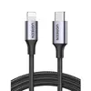 Ugreen 60759 câble de téléphone portable Noir, Argent 1 m USB C Lightning
