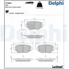 Delphi Jeu de plaquettes de frein, frein à disque LP3801