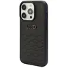Audi GT AU-TPUPCIP15PM-GT/D2-BK Étui de protection rigide en cuir synthétique pour iPhone 15 Pro Max 6,7" Noir